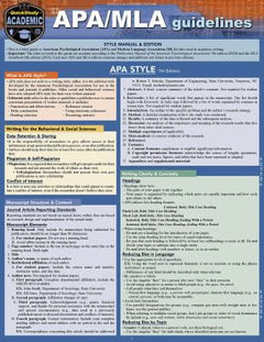 APA/MLA GUIDELINES 7TH EDITION